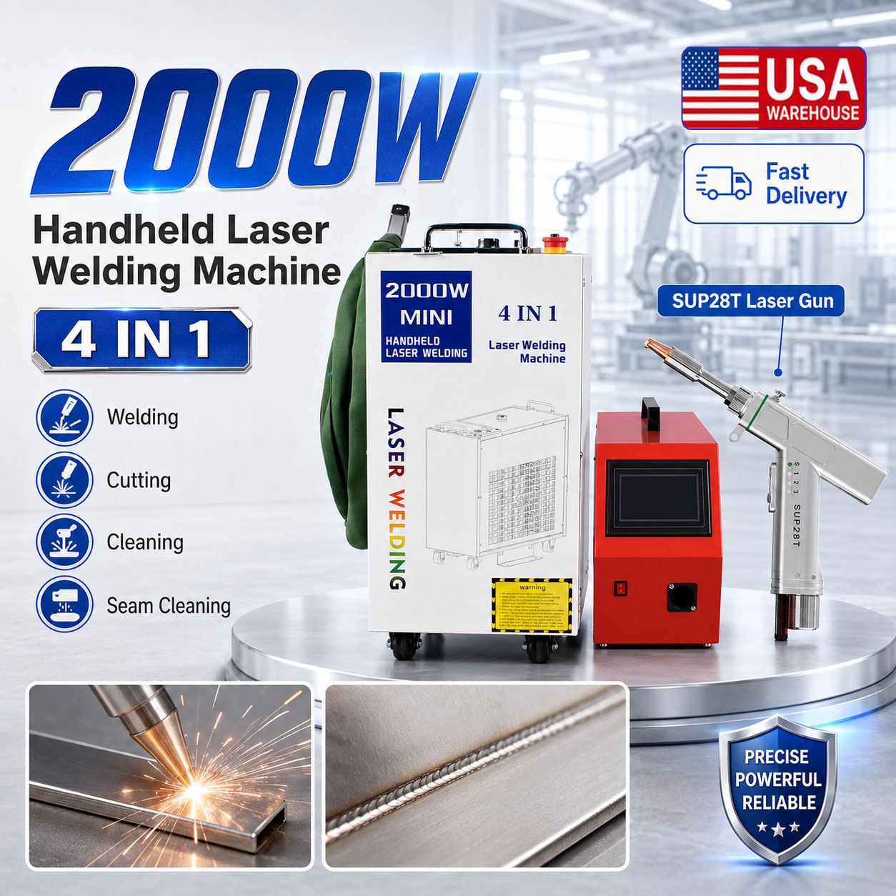 Лазерный сварочный аппарат BWT – обзор и цена Laser Soldering Machine Handheld