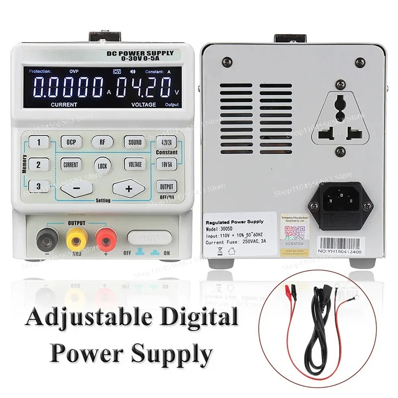 3005D – высокоточный цифровой  – обзор и цена High Precision Dc Power Supply 30V 10A