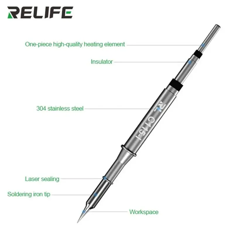 RELIFE C115-K/I/IS Универсальн – обзор и цена C115 Nano Soldering Iron Station