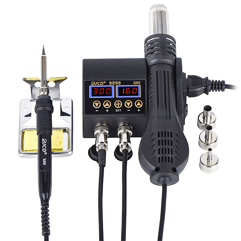 Паяльная станция JCD 2-в-1 889 – обзор и цена 2 In 1 Soldering Rework Station 750W